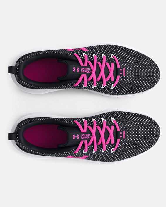 Women's UA Phade RN 2 Running Shoes in Black image number 2
